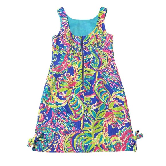 Lilly Pulitzer Womens Delia Paisley Toucan Floral Shift Dress Size O - Picture 4 of 13